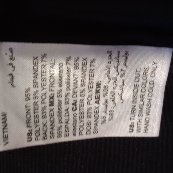 CHICO'S BLACK VELVET & SEQUIN PANTS 4 = size 18 - Picture 4 of 4